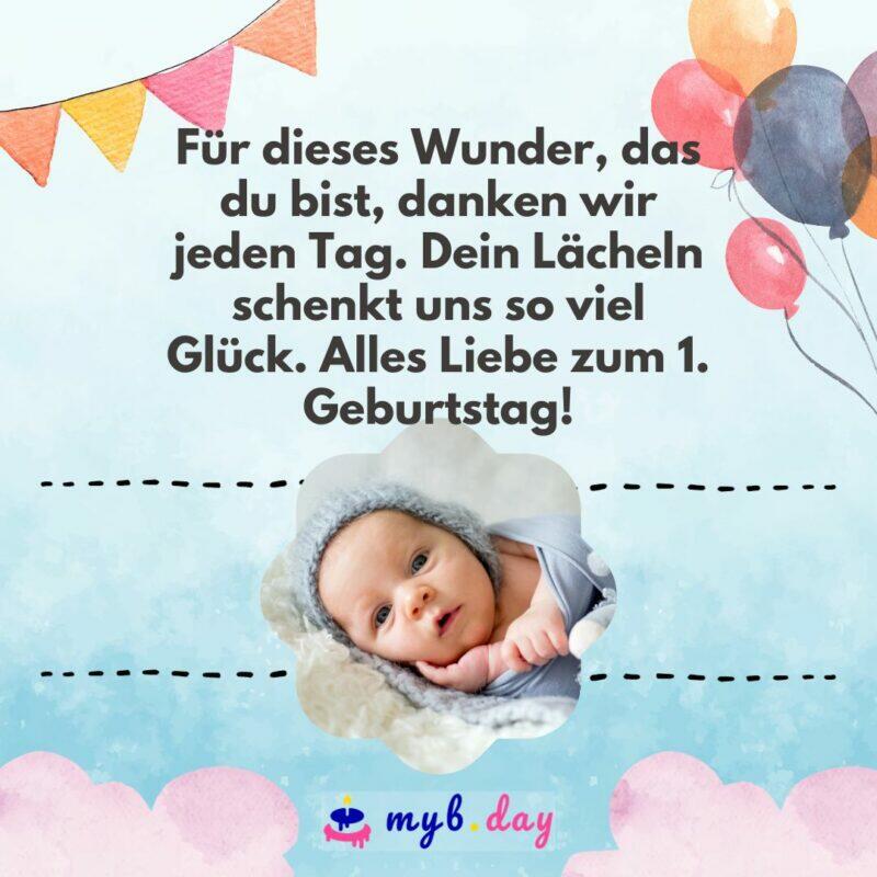 Glückwünsche zum 1. Geburtstag 70 liebevolle Sprüche