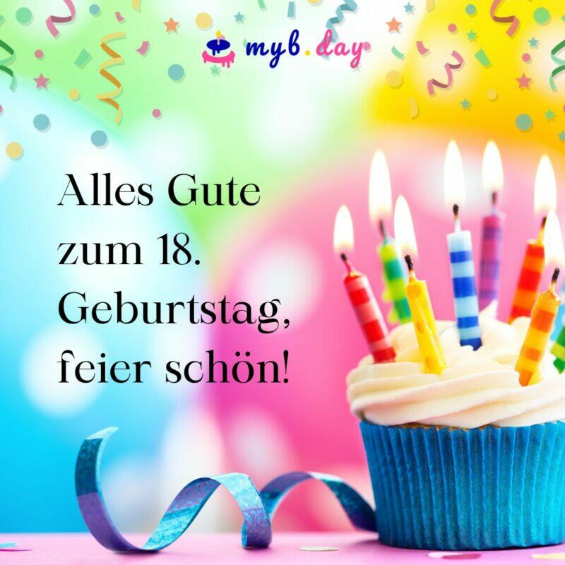 ⇒ Glückwünsche zum 18. Geburtstag 70 tolle Sprüche