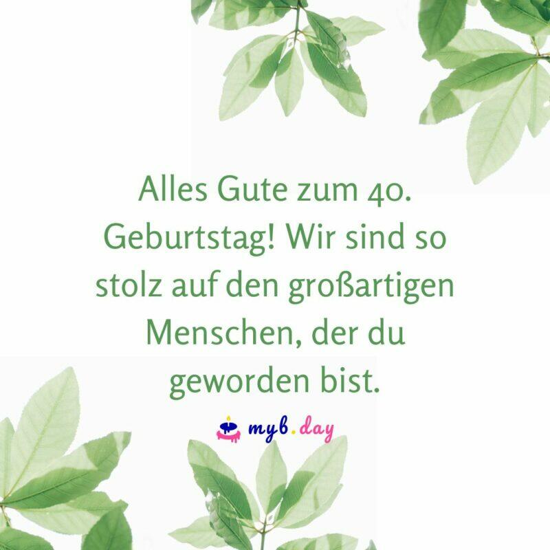 Glückwünsche zum 40. Geburtstag 50 stilvolle Sprüche