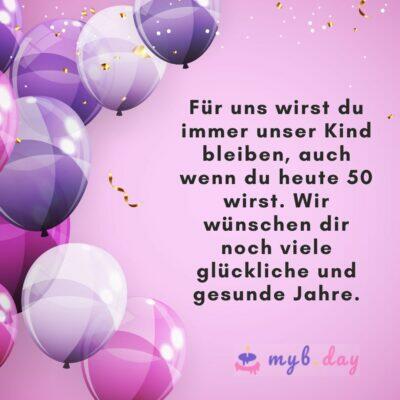 ⇒ Glückwünsche zum 50. Geburtstag 60 fröhliche Sprüche