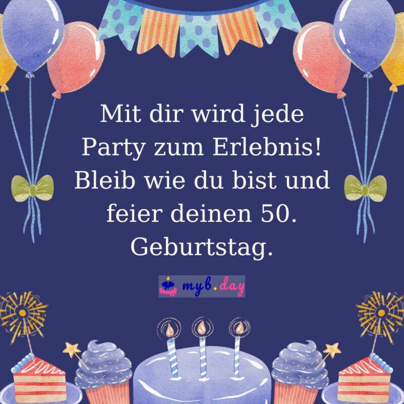 ⇒ Glückwünsche zum 50. Geburtstag 60 fröhliche Sprüche