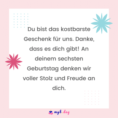 Glückwünsche zum 6. Geburtstag 60 schöne Sprüche