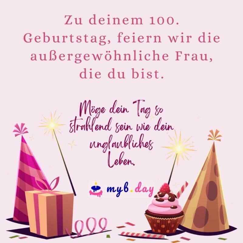 Glückwünsche zum 100. Geburtstag 60 herzliche Sprüche