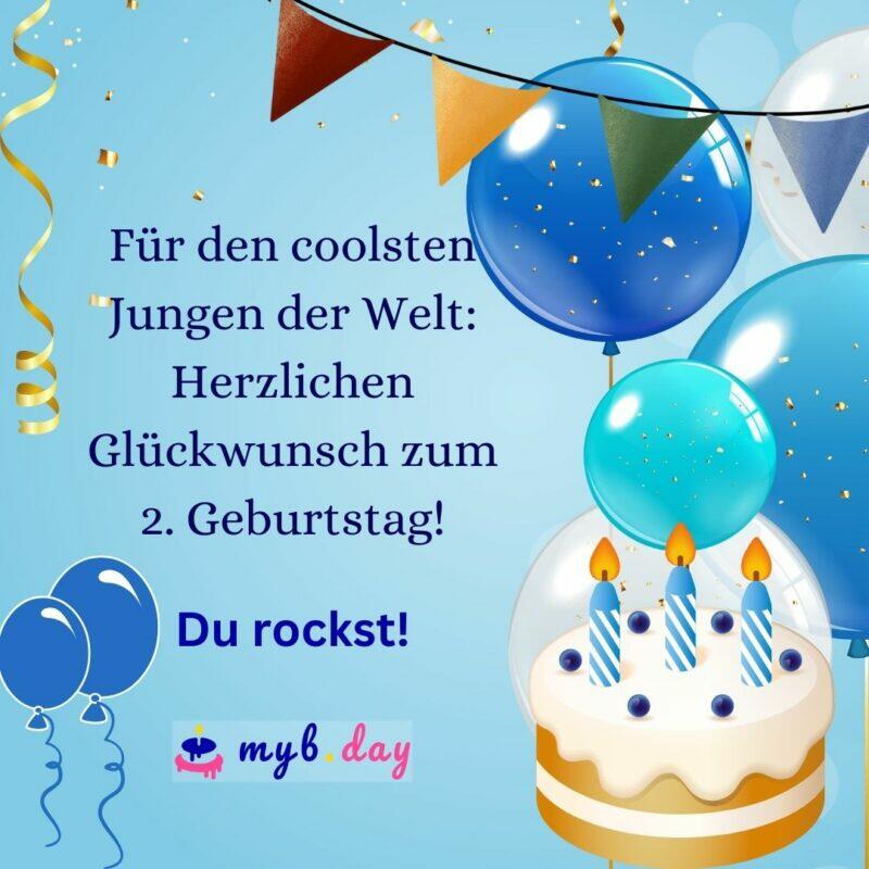 Glückwünsche zum 2. Geburtstag Liebevolle Sprüche