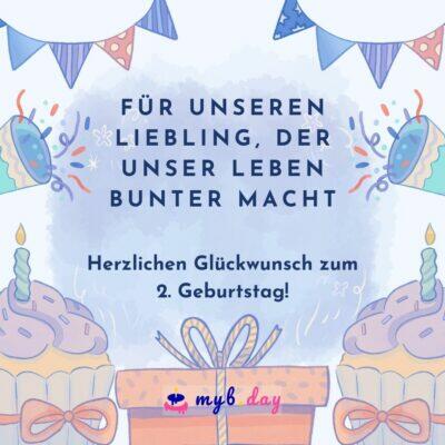 Glückwünsche zum 2. Geburtstag Liebevolle Sprüche