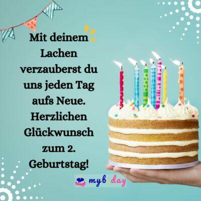 Glückwünsche zum 2. Geburtstag Liebevolle Sprüche