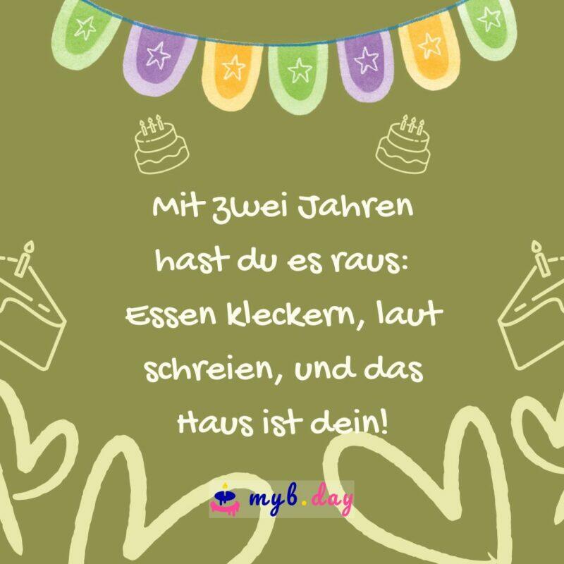 Glückwünsche zum 2. Geburtstag Liebevolle Sprüche