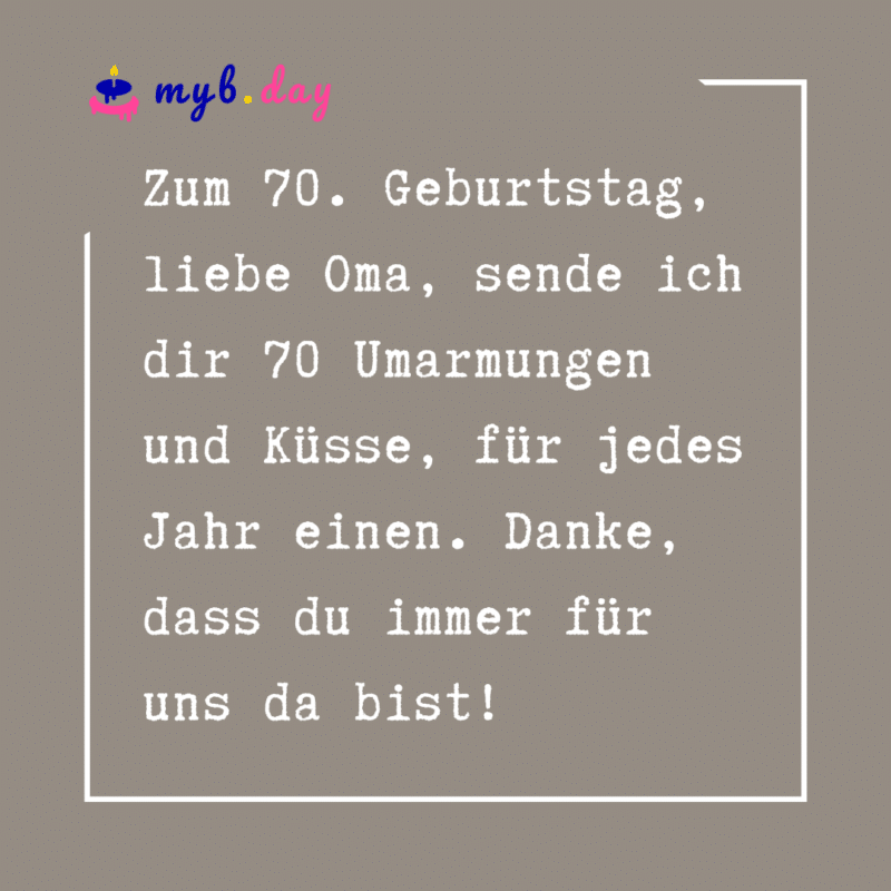 Glückwünsche zum 70. Geburtstag 40 herzliche Sprüche