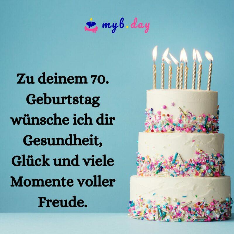 Glückwünsche zum 70. Geburtstag 40 herzliche Sprüche