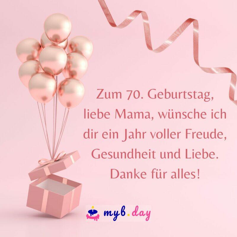 Glückwünsche zum 70. Geburtstag 40 herzliche Sprüche