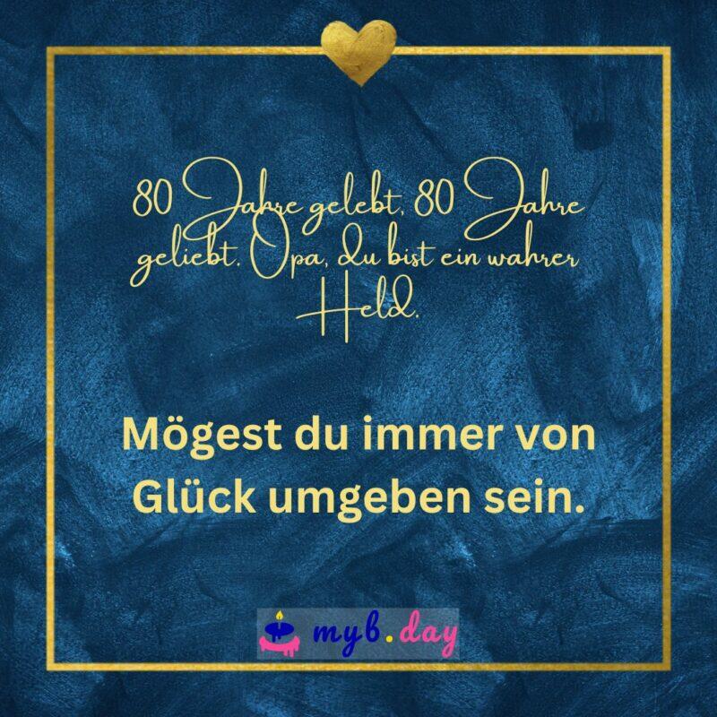 Glückwünsche zum 80. Geburtstag 60 herzliche Sprüche