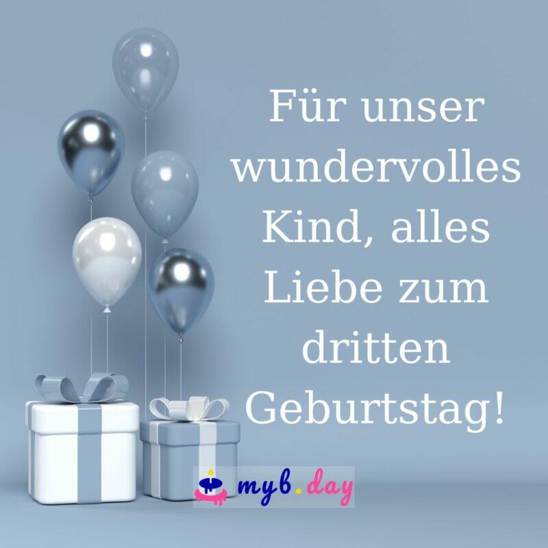 Sprüche Zum 3. Geburtstag Von Oma Und Opa Glückwünsche zum 3. Geburtstag - Verliebte Sprüche
