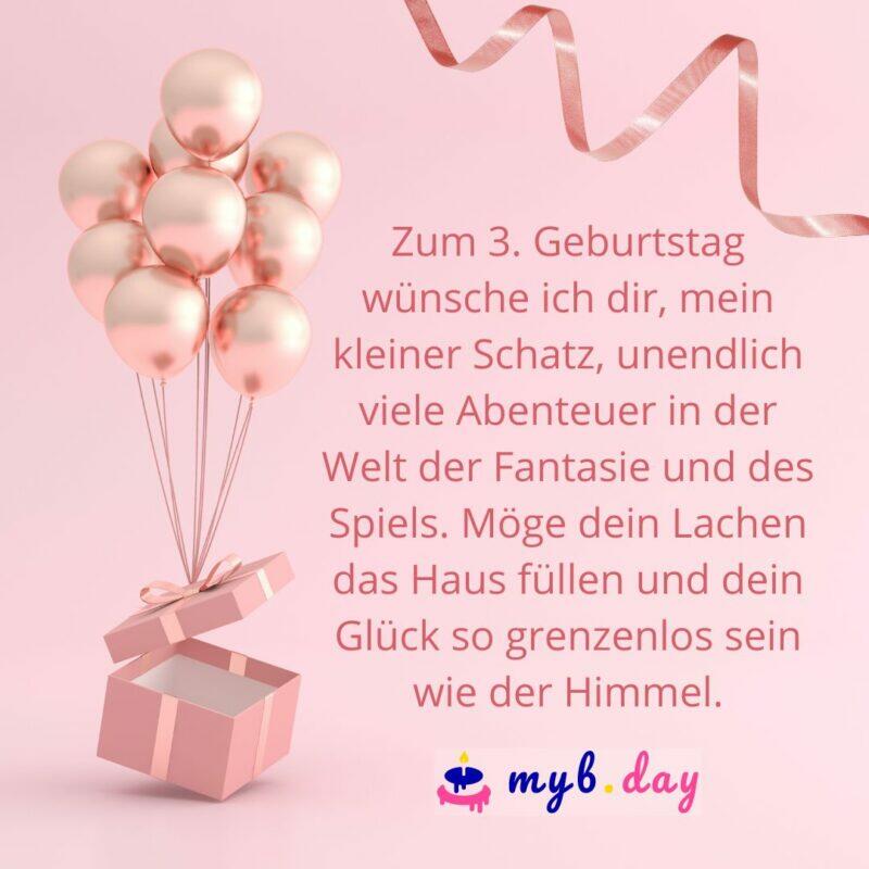 Glückwünsche zum 3. Geburtstag Verliebte Sprüche