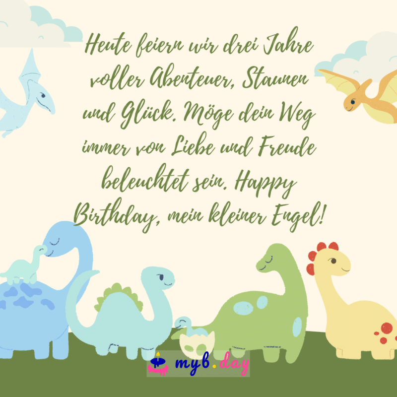 Glückwünsche zum 3. Geburtstag Verliebte Sprüche