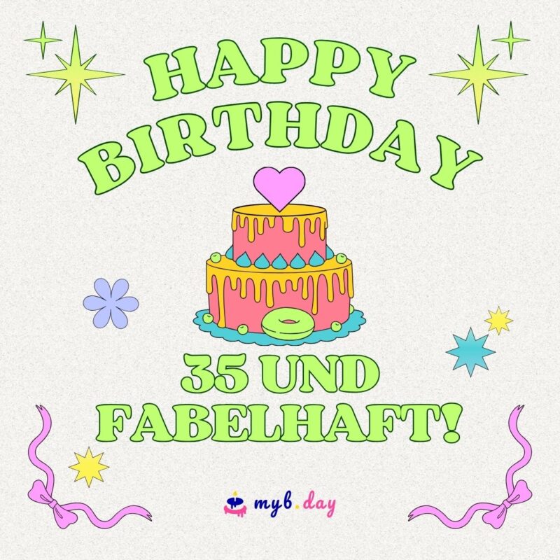 ᐅ Glückwünsche zum 35. Geburtstag 55 tolle Sprüche