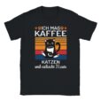 T-Shirt - Ich liebe Kaffee und 3 Leute - Unisex