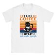 T-Shirt - I like Coffee my Cat and maybe 3 People - Unisex