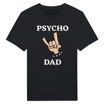 T-Shirt - Psycho Dad mit Devil Horns - Unisex