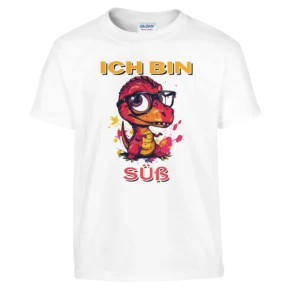 Lustiges T-Shirt - Dino - Ich bin süß - Kinder
