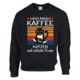 Sweatshirt - Ich liebe Kaffee und 3 Leute - Unisex