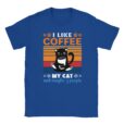 T-Shirt - I like Coffee my Cat and maybe 3 People - Unisex