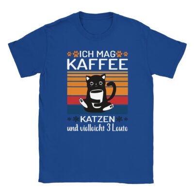 T-Shirt - Ich liebe Kaffee und 3 Leute - Unisex