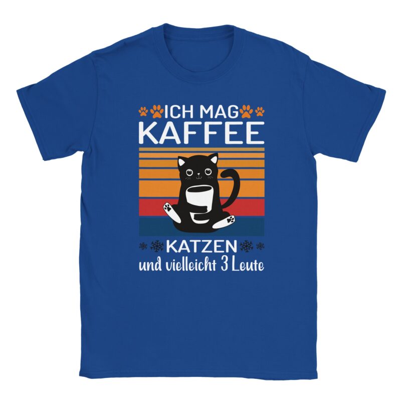 T-Shirt - Ich liebe Kaffee und 3 Leute - Unisex