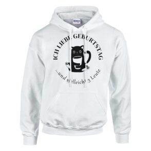 Hoodie – Ich liebe Geburtstag und 3 Leute – Unisex Hoodie - Ich liebe Geburtstag und 3 Leute - Unisex