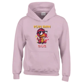 Lustiger Hoodie - Dino - Ich bin süß - Kinder