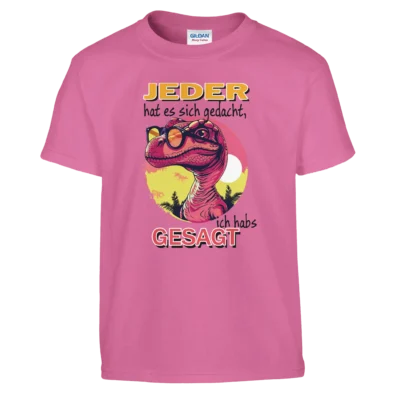 Lustiges T-Shirt - Dino Tante - Ich habs gesagt - Kinder