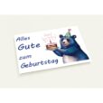 Geburtstagskarte - Alles Gute - Bär & Torte - 10 Stk