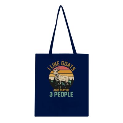 Tote Bag - Ziege - I like Goats - Baumwolle