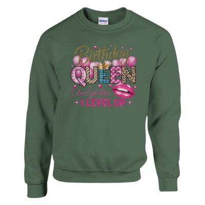 Sweatshirt - Birthday Queen - I level up - Unisex