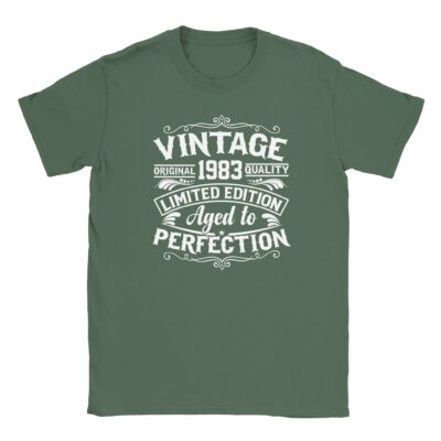 T-Shirt - Vintage 1983 - Aged to Perfection - Unisex