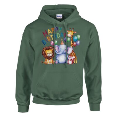 Hoodie - Happy Birthday - Tiere - Unisex