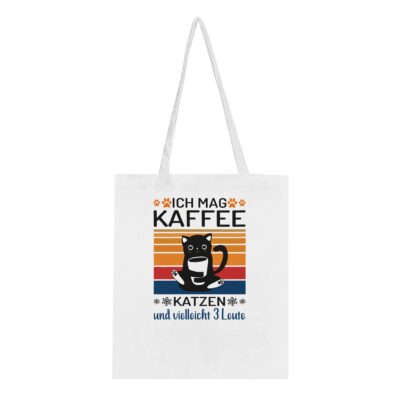 Tote Bag - Katze - Ich mag Kaffee - Baumwolle