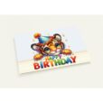 Geburtstagskarte - Happy Birthday - Tigerbaby - 10 Stk