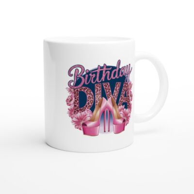 Tasse - Birthday Diva - High Heels - 325ml