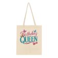 Tote Bag - Birthday Queen - Schmetterlinge - Baumwolle