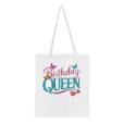 Tote Bag - Birthday Queen - Schmetterlinge - Baumwolle