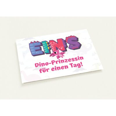 Mockup - Dino-Prinzessin für einen Tag für Mädchen zum 1. Geburtstag