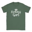 T-Shirt - Birthday Girl - Krone mit Sternen - Unisex