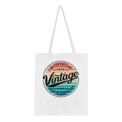 Tote Bag - Jahrgang 1974 - Aged to Perfection - Baumwolle