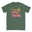 T-Shirt - Stepping Into My Birthday Like A Boss - Krone - Unisex