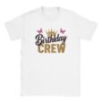 T-Shirt - Birthday Crew - Schmetterlinge - Unisex