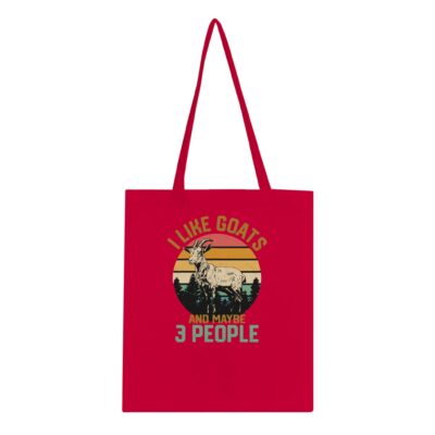 Tote Bag - Ziege - I like Goats - Baumwolle