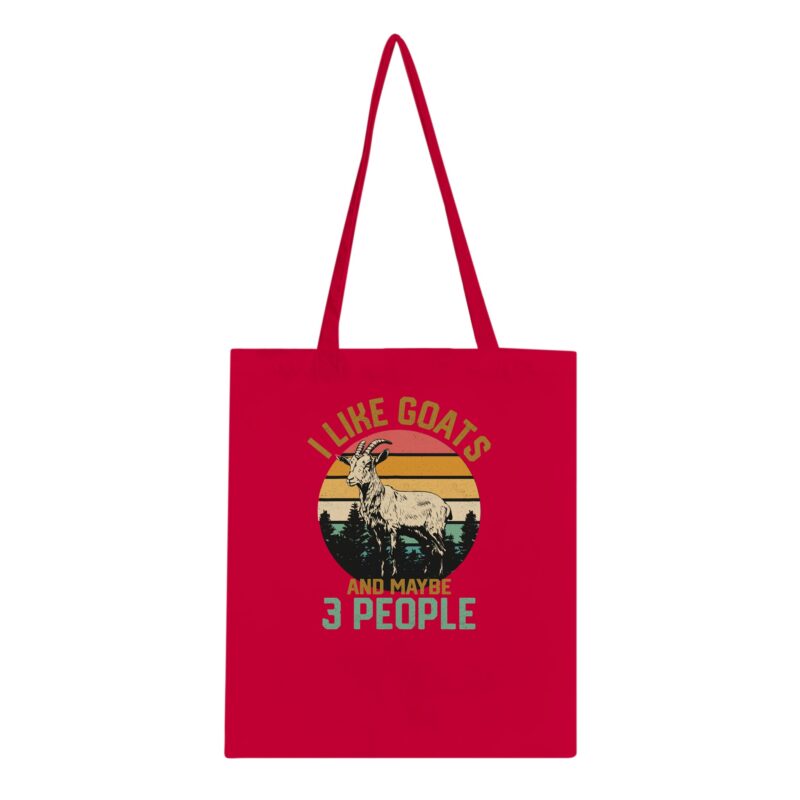 Tote Bag - Ziege - I like Goats - Baumwolle