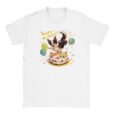 T-Shirt - Happy Birthday - Hund auf Torte - Unisex