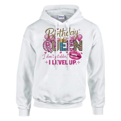 Hoodie - Birthday Queen - I level up - Unisex