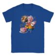 T-Shirt - Oma mit Blumenstrauß und Geburtstagskarte - Unisex